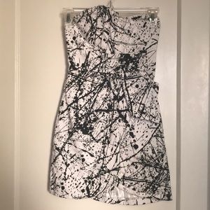 Black and white dress